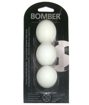 Kickerball Bomber ROBERTSON, weiß, 35,1 mm, 3er Set