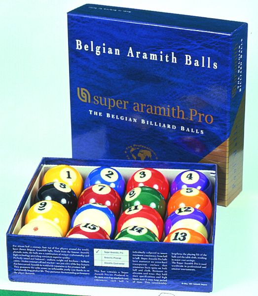 Billiard balls Super Aramith Pro 57'  TV
