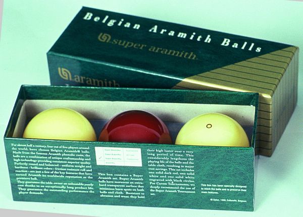 Billiard balls Carom Super-Aramith 61,5'