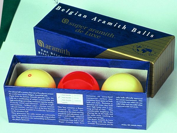 Billiard balls Carom de Luxe  61,5'