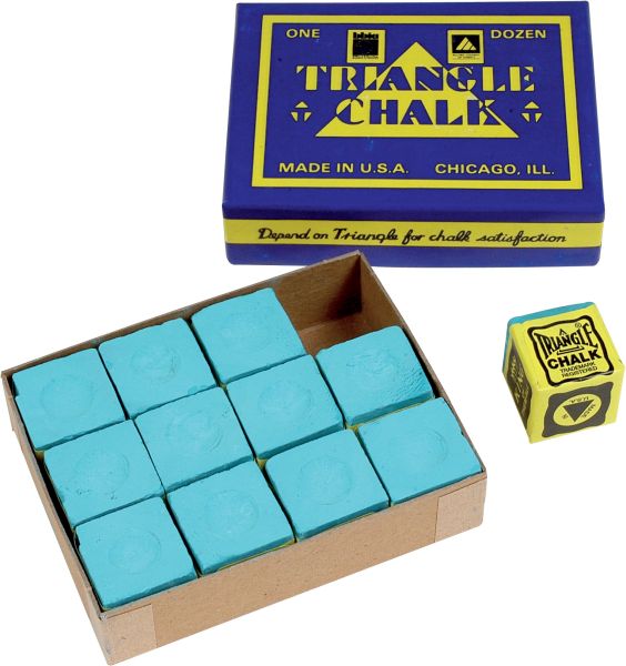 Chalk Triangle green Snooker (12 pieces)