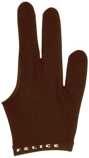 Billiards Glove Felice, two-handed, black