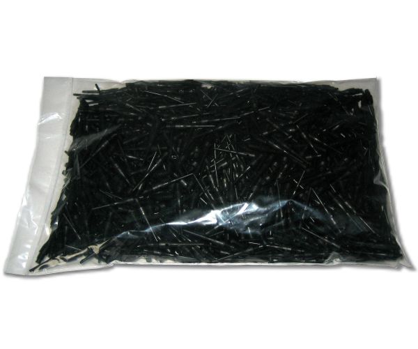 Tips -Premium- 1000 pieces, black, 1/4-BSF, package