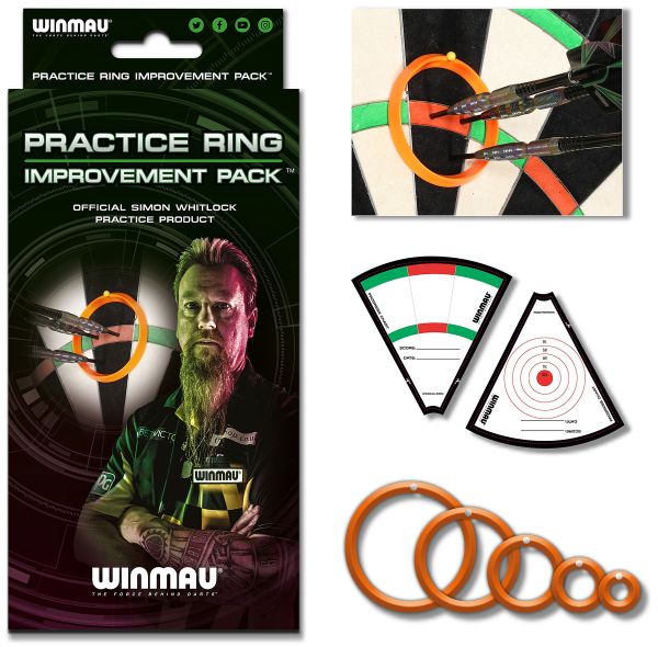 Winmau Simon Whitlock Practice Rings-Trainingsringe 8415.